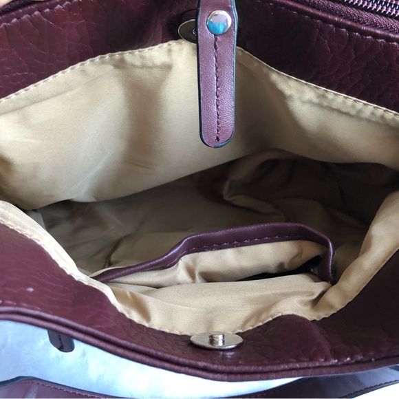 Giani Bernini Promo Pebble Bag, Wine - Picture 9 of 12